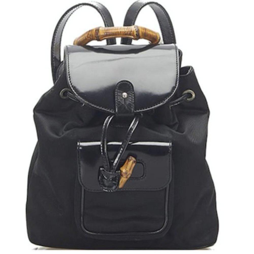 Gucci Bamboo Backpack Nylon (GGXX300)